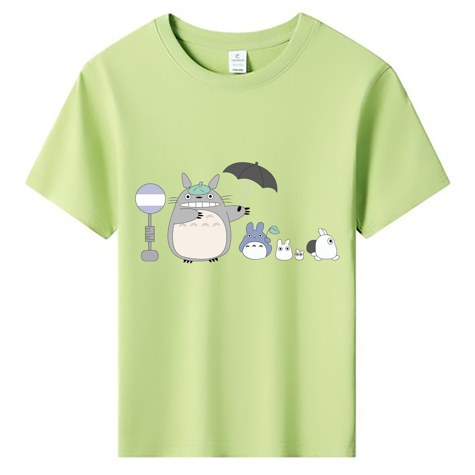 （画像用） となりのトトロ 草壁メイ 草壁サツキ My Neighbor Totoro Satsuki Kusakabe Mei Kusakabe 綿100％キッズTシャツ（フロントプリント）